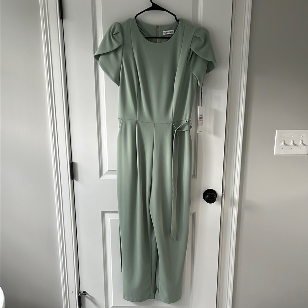 Calvin Klein Sage Green Jumpsuit